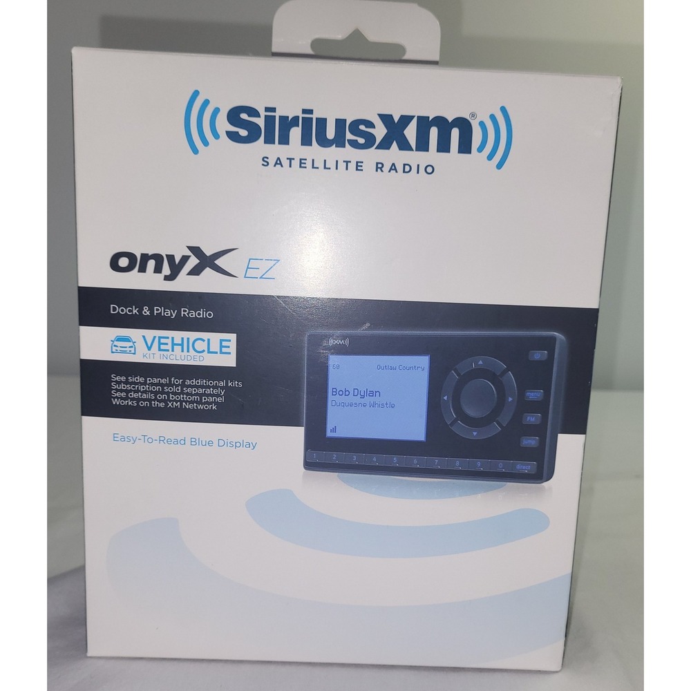SiriusXM Onyx EZ Satellite Radio Vehicle Kit XEZ1V1 Blue Display DIY Install
